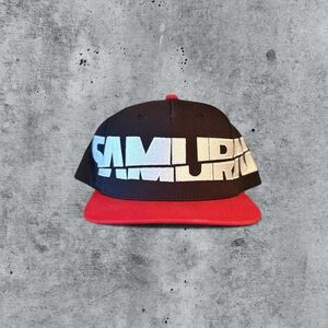 Cyberpunk 2077 Samurai Snapback Hat Black/Red One Size Jinx Rare Embroidered